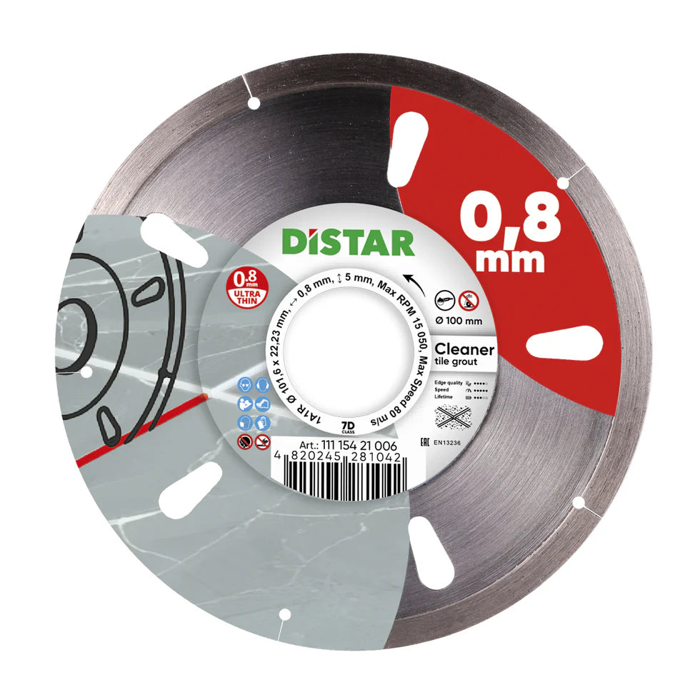 DiStar Cleaner 4" Diamond Blade for Tile Seam & Grout Removal — Fast, Clean Joint Cleaning