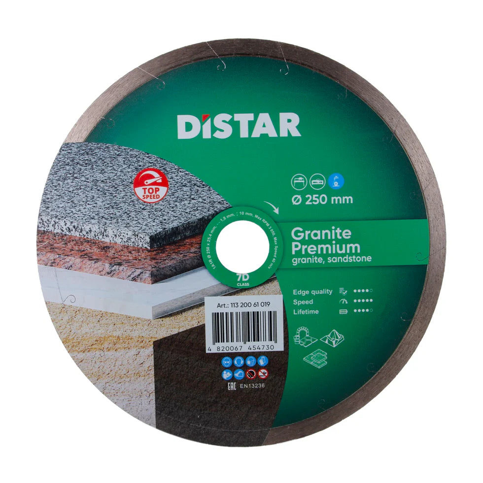 DiStar Granite Premium 5" Diamond Blade for Granite & Hard Stone — Premium Wet Cutting