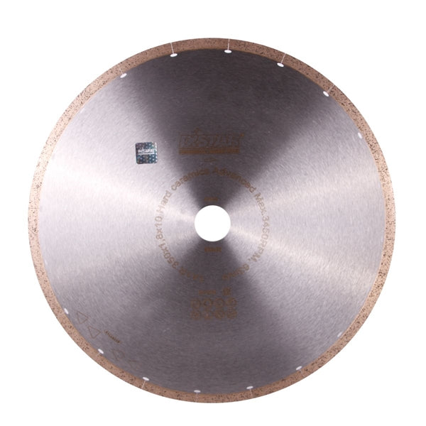 DiStar Hard Ceramics Advanced 1A1R Diamond Blade 7"–14" — Wet Cutting for Thick Porcelain, Gres & Dekton