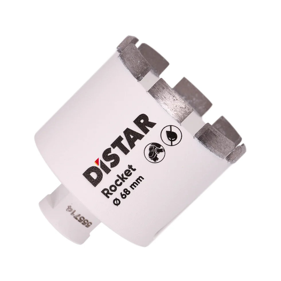 DiStar Rocket 20 mm Diamond Drill Bit for Porcelain & Granite — Fast, Long-Life Dry Coring