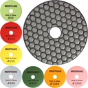 MUSTANG 4" Dry Polishing Pad