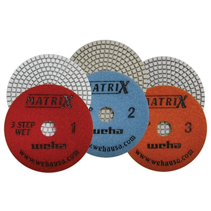 Weha 4" Matrix 3 Step Polishing Pad