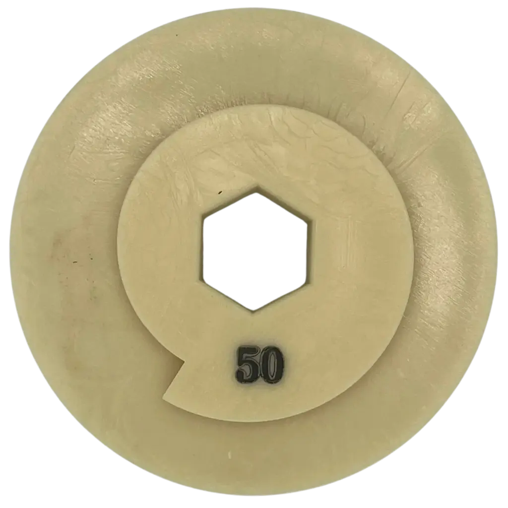 6" Straight Edge Disc With Snail Lock