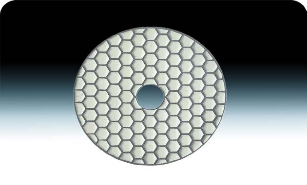 Mustang White 4" Dry/Wet ES Polishing Pad