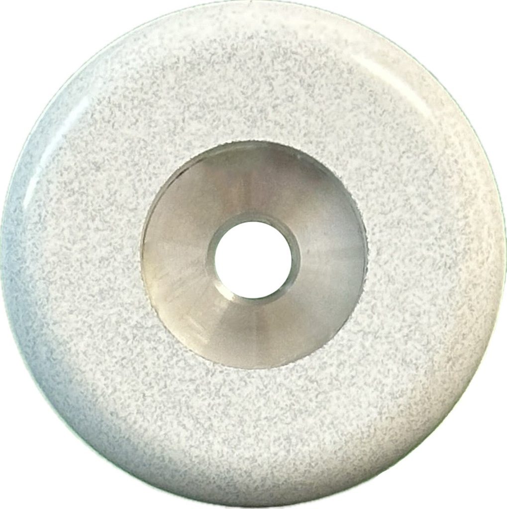 [21738-01001] Mustang White Magic 4" Dry/Wet Radius Resin Cup Wheel 5/8"-11 (#30)