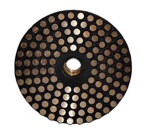 4" Vitrified Round Polishing Pad with Holder