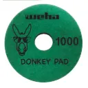 Weha 4" Donkey Quartz Face Polish Surface Polishing Pad — Hook & Loop Diamond Scratch-Repair Pad