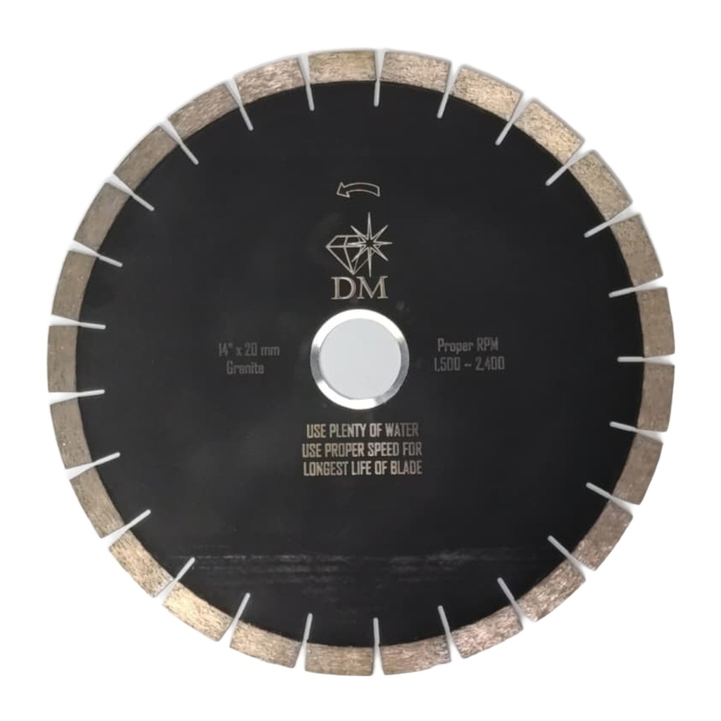 [BL1401] Silent Bridge Saw Blade 20mm Segments (14")