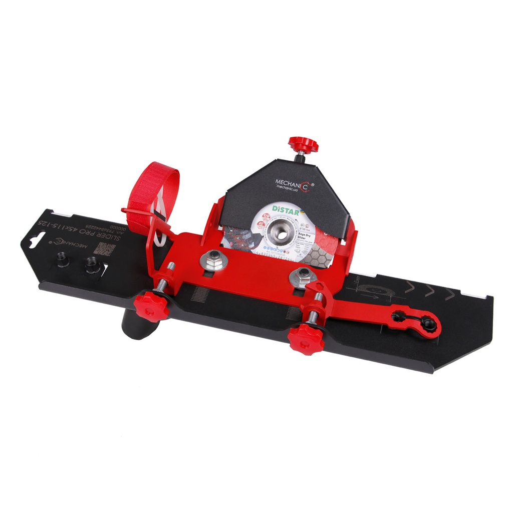 [71419031036] Mechanic SLIDER 45 PRO 2.0 45° Tile Cutting Guard for Angle Grinders — with DiStar Edge Dry Blade
