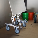 Omni Cubed Ergo Grip™ Wheel Kit — Rolling Floor Tile Installation Wheels