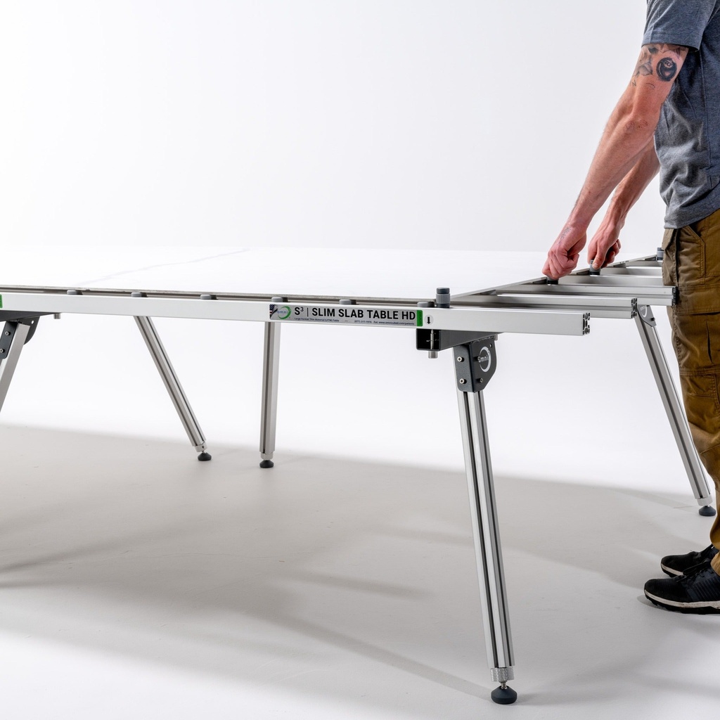 [SST-HD-20] Omni Cubed S3 Slim Slab Saver™ Table HD — 600 lb Heavy-Duty Slab Table