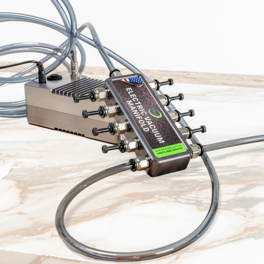 [VM-10-KIT] Omni Cubed Vacuum Manifold Kit — Electric Conversion for Miter-It Systems