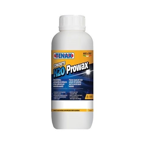 [1MAACONPROWAX] Tenax Concrete H2O Prowax — Protective Polymer Coating for Cement & Cement Agglomerates (1 Liter)