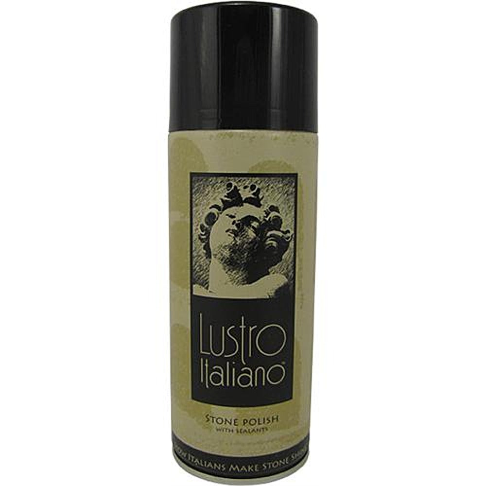 [LUSTROPOL] Tenax Lustro Italiano Stone Polish & Sealer Spray 11 fl oz — Aerosol Polish for Natural Stone