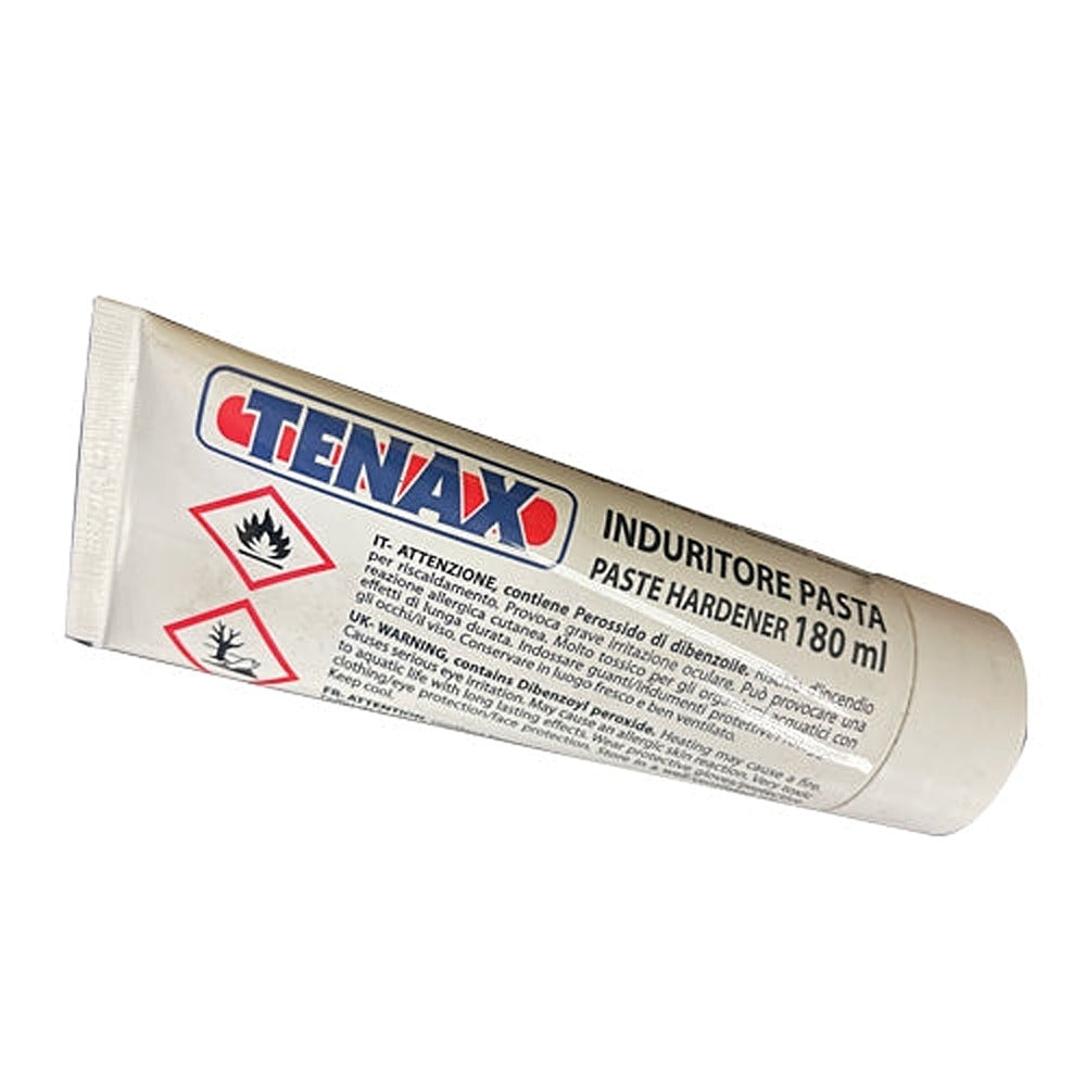 [1PAA00VC90] Tenax Polyester Hardener (Extra White Paste) for Stone Adhesives — 6 oz (180 ml) Tube
