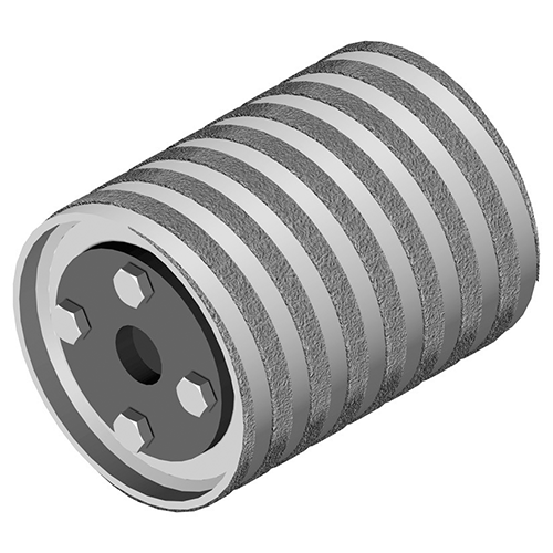 [6312430] Weha 115mm x 140mm Scratching Roller Medium 1400 for Combi-Scratcher — Stone Texturing Tool