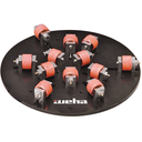 Weha 12 Roller Plate 460mm Stock-Master Plus with Coarse 2000 Rollers — Adjustable Bush Hammer