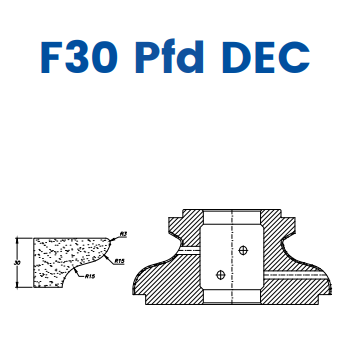 F30 PFD DEC (30mm Closed Ogee - Line 60 (Bore 35))