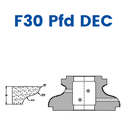 F30 PFD DEC (30mm Closed Ogee - Line 60 (Bore 35))