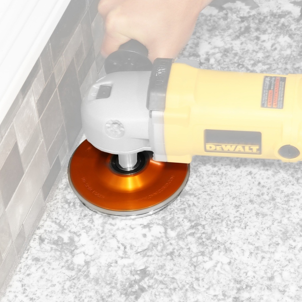 [5139-NSE-17] Omni Cubed No-Spin Edger — Patented Edge Polishing Tool (5 Inch) (5/8-11 Standard)