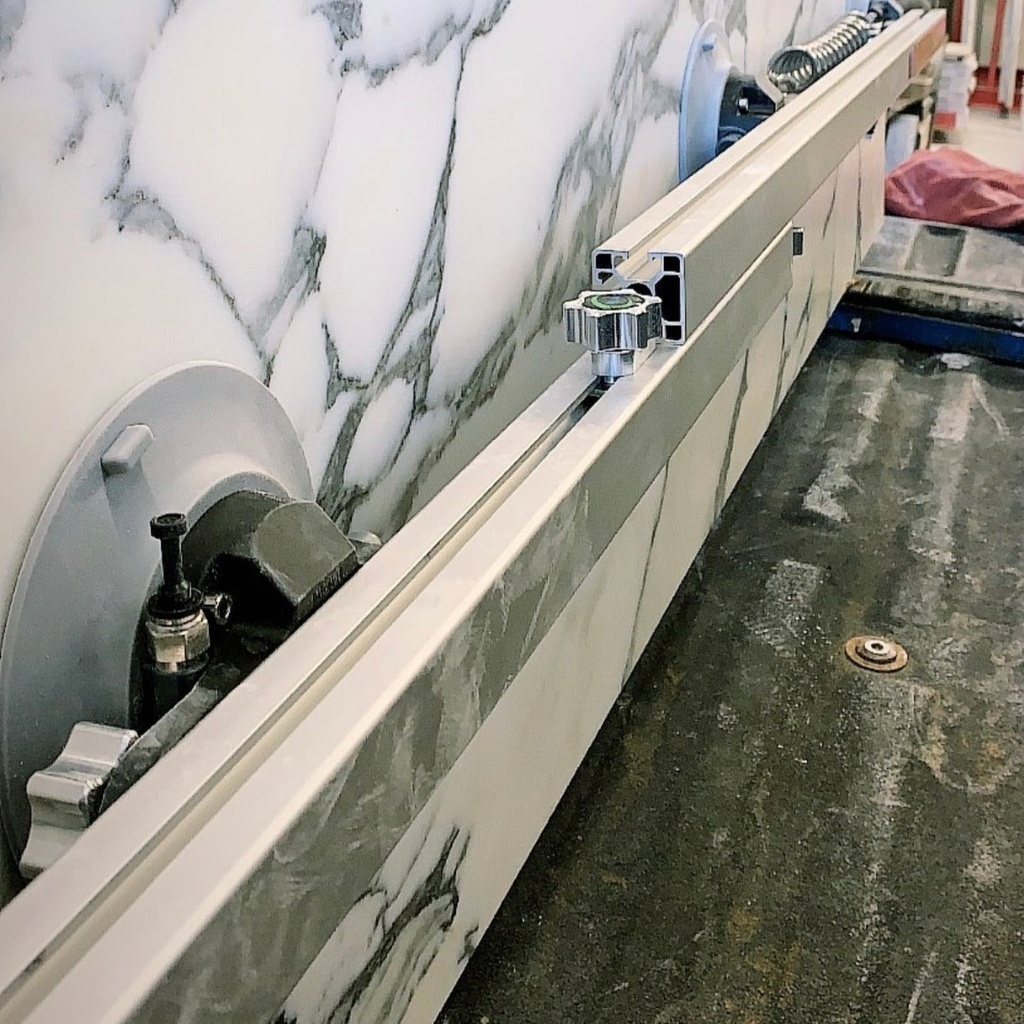 [S3-1A-19] Omni Cubed S3 Slim Slab Saver™ 1-Rail — Thin Material Reinforcement System (S3 1-Rail Auto)