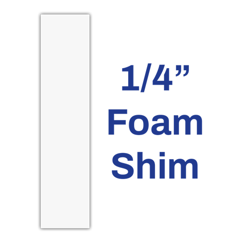 [MMSHIM14] Tenax Miter Medic High-Density Foam Shims (48 Count) for Countertop Overhang Installation (1/4")