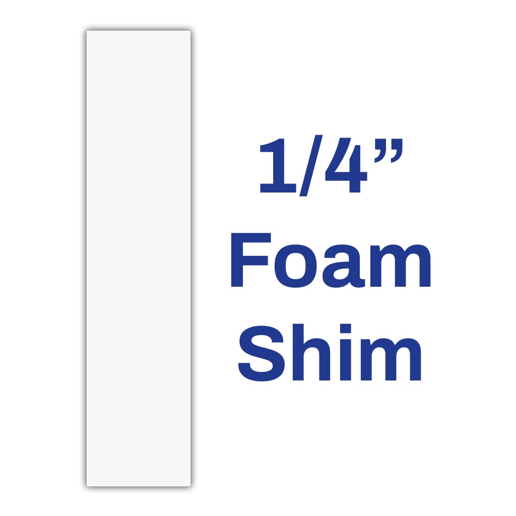 [MMSHIM14] Tenax Miter Medic High-Density Foam Shims (48 Count) for Countertop Overhang Installation (1/4")