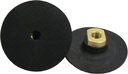 Weha 5/8"-11 Super Flex Back Up Pad — Flexible Hook & Loop Backer for Diamond Polishing Pads