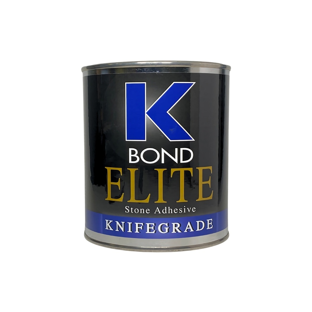 K-Bond ELITE Acrylic Blend Knife Grade Stone Adhesive — Clear, UV-Stable, Fast-Set (Quart)