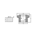 Marmo Elettromeccanica A30 r3 Eased Edge (Round Edge) - 30mm Diamond Profiling Wheel - Line 60 CNC Bore 35mm