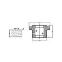 Marmo Elettromeccanica A30 r5 Eased Edge (Round Edge) - 30mm Diamond Profiling Wheel - Line 60 CNC Bore 35mm