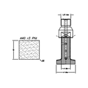 Marmo Elettromeccanica A40 r3 Pfd Eased Edge (Round Edge) - 40mm Diamond Profiling Wheel - Line 20 CNC 1/2 Gas Sinkhole Polished Face Down