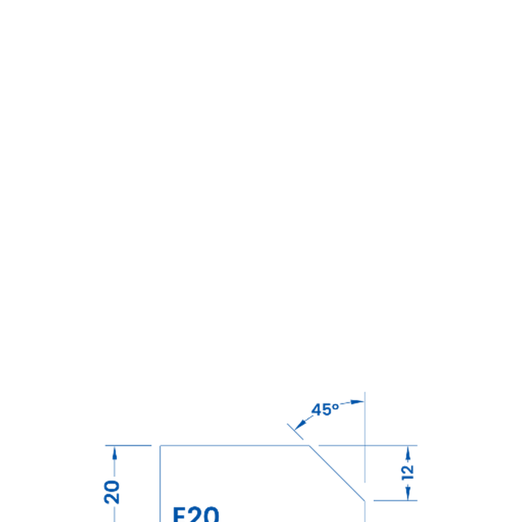 Marmo Elettromeccanica D30 Shark Nose - 30mm Diamond Profiling Wheel - Router Bit