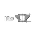 Marmo Elettromeccanica E30 20x20 Bevel Edge - 30mm Diamond Profiling Wheel - Line 60 CNC Bore 35mm