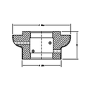 Marmo Elettromeccanica L30 Straight Edge - 30mm Diamond Profiling Wheel - Router Bit