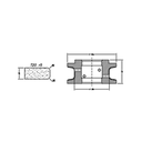 Marmo Elettromeccanica T20 r5 Flat Bevel - 20mm Diamond Profiling Wheel - Line 60 CNC Bore 35mm