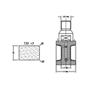 Marmo Elettromeccanica T30 r3 Flat Bevel - 30mm Diamond Profiling Wheel - Line 20 CNC 1/2 Gas Sinkhole