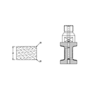 Marmo Elettromeccanica T30 r4 Flat Bevel - 30mm Diamond Profiling Wheel - Line 20 CNC 1/2 Gas Sinkhole