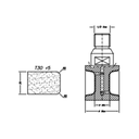 Marmo Elettromeccanica T30 r5 Flat Bevel - 30mm Diamond Profiling Wheel - Line 20 CNC 1/2 Gas Sinkhole
