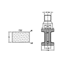 Marmo Elettromeccanica T32 r3 Flat Bevel - 32mm Diamond Profiling Wheel - Line 20 CNC 1/2 Gas Sinkhole