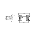 Marmo Elettromeccanica YS20 1.5x1.5 Chamfer Step - 20mm Diamond Profiling Wheel - Line 60 CNC Bore 35mm