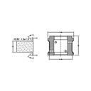 Marmo Elettromeccanica YS30 1.5x1.5 Chamfer Step - 30mm Diamond Profiling Wheel - Line 60 CNC Bore 35mm