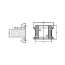 Marmo Elettromeccanica YS30 3x3 Chamfer Step - 30mm Diamond Profiling Wheel - Line 60 CNC Bore 35mm