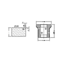 Marmo Elettromeccanica ZS30 Single Chamfer - 30mm Diamond Profiling Wheel - Line 40 CNC Bore 22mm
