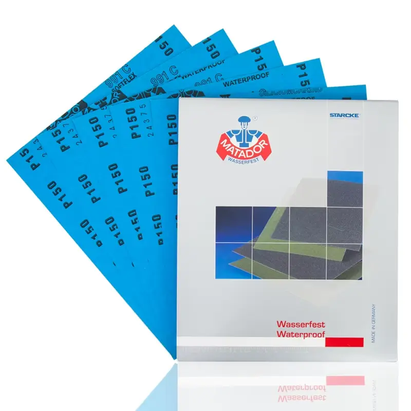 [991A-P0220-50] STARCKE® 991A 9" x 11" SC Wet/Dry Paper Plain Sheet 50/pk (#220)