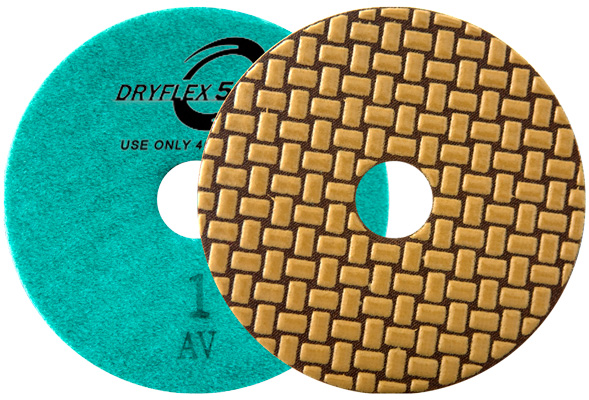 Dryflex 5 4" Dry Polishing Pad