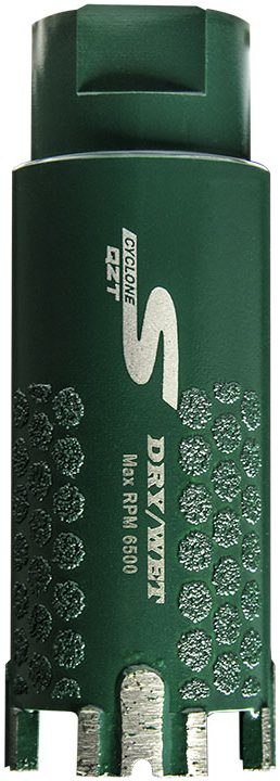 [CDBQZ316] Cyclone QZT Dry T-type Segment Core Bit, -11 (3/16")