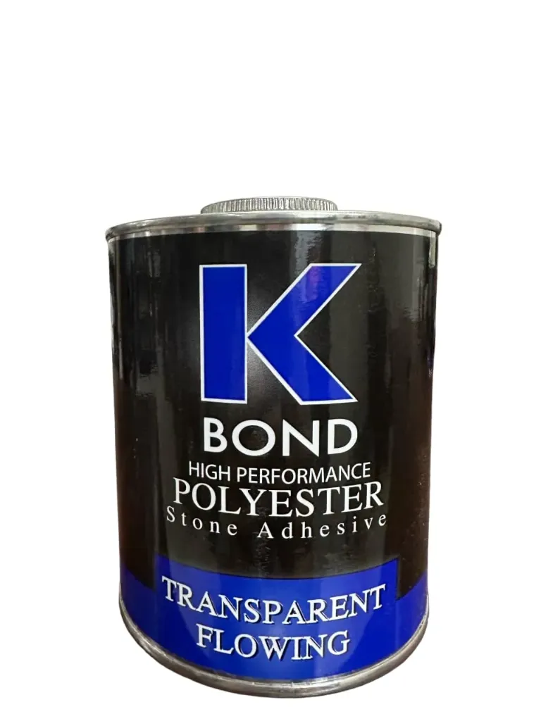 K-Bond Transparent Flowing Polyester Stone Adhesive — Fast-Curing, Color-Matchable Seam Filler