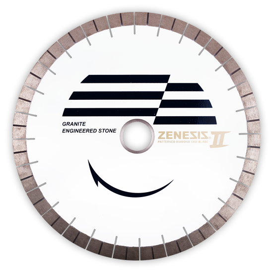 Zenesis II Bridge Saw Blade 25mm Segmented 50/60mm