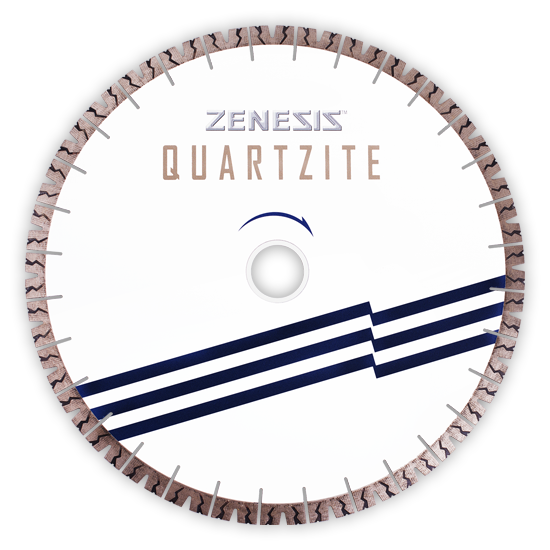 [ZSGQ20V20T1212T] ZENESIS Quartzite Bridge Saw Blade 20mm Segmented 50/60mm (12")